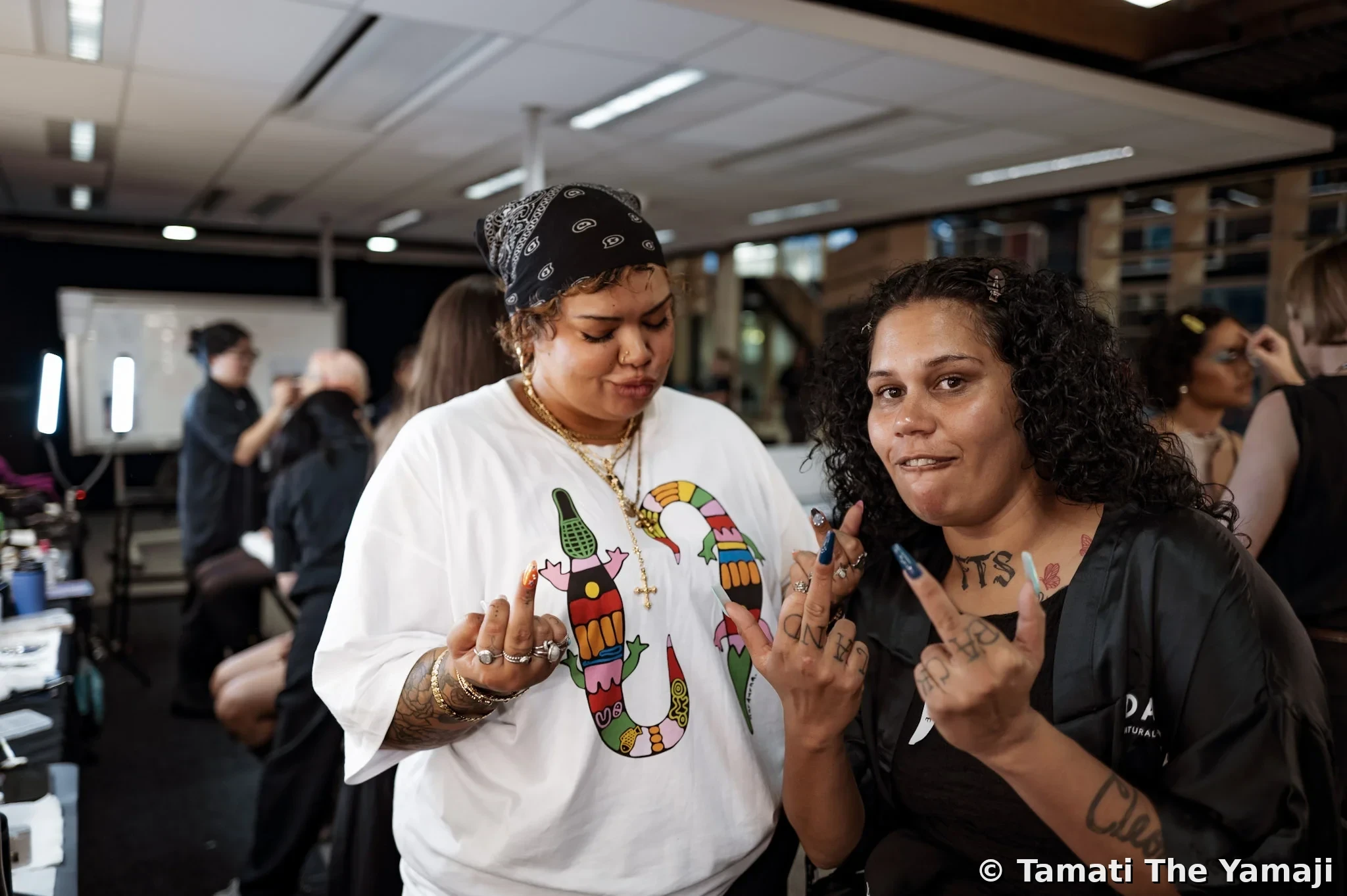 Ganbu Marra - Fashion Week BTS - Image 9