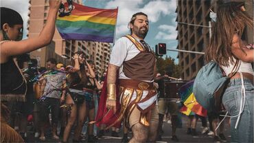 Mardis gras 2021 on Gadigal country in Sydney