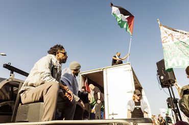 Getty - Palestine Boycott Protest, Melbourne